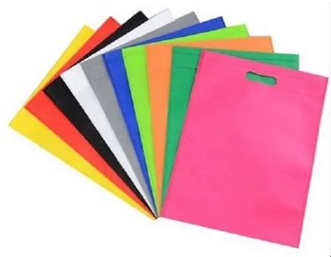 D Cut Plain 8x10 Inch D Cut Non Woven Bag Capacity 1 5 Kg Thickness