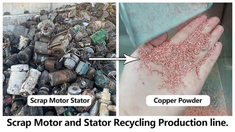 How To Separate Copper Powder From Scrap Motor Stator Youtube