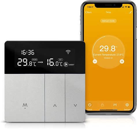 Купить Комнатный терморегулятор Avatto Smart Home Wi-Fi Silver, цена ...