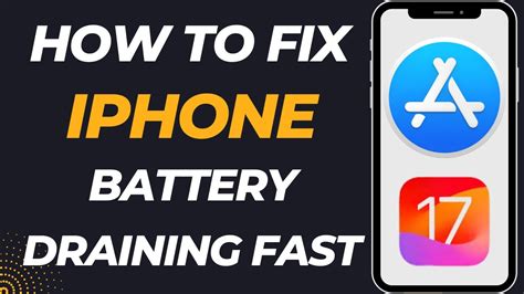 How To Fix Iphone Battery Draining Fast Youtube