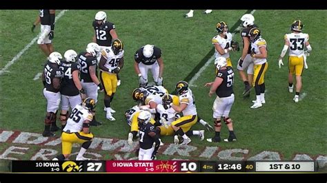 2021 Iowa State Offense Vs Iowa Defense Youtube