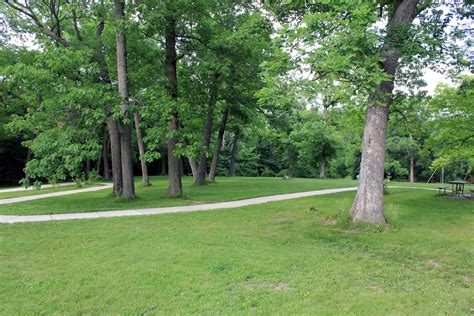 Front of the Park at New Glarius Woods, Wisconsin image - Free stock