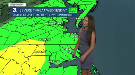 First Warning Forecast Severe Storms Possible Later Today And Tonight