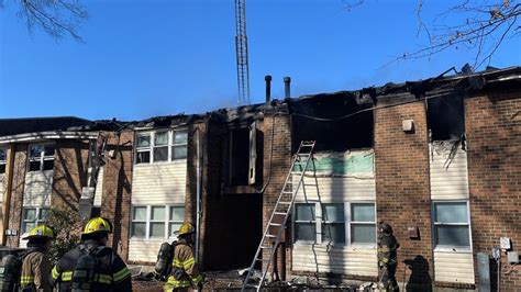 Two Story Apartment Building Catches Fire In Chesapeake