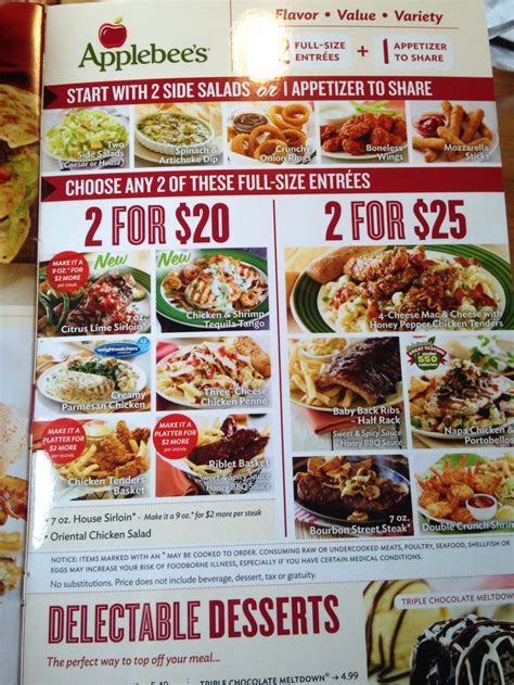 4. I was happy to see that Applebee's adopted a discount program that limits a couple's dinner ...