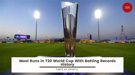 Most Runs In T20 World Cup 2021 With All Time History