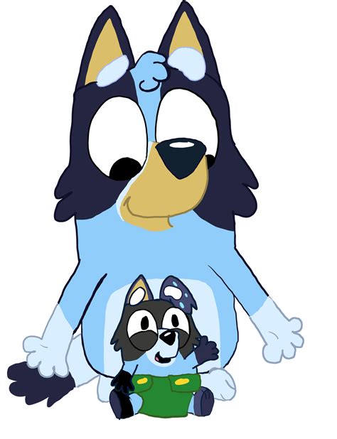 Presenting My Youngest Son Bluey X Mackenzie By Rubyponywolf22 On