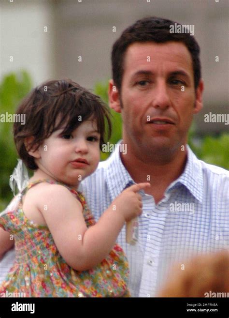 Actor Adam Sandler Makes His Way Around The Maui Set Of Just Go With It During A Break Adam