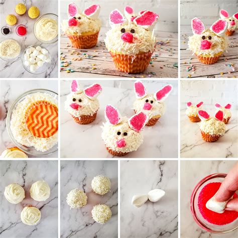 Easter Bunny Cupcakes