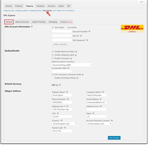 How To Set Up Woocommerce Dhl Express In Elex Woocommerce Dhl Expressecommercepaket Shipping