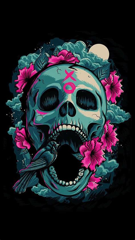 Skull For Phone Wallpapers - Wallpaper Cave