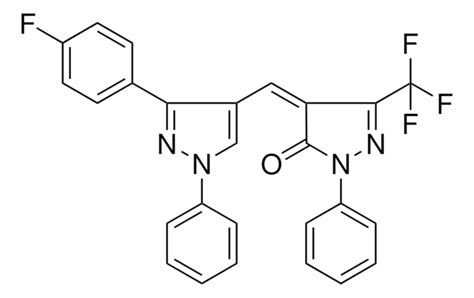 4Z 4 3 4 FLUOROPHENYL 1 PHENYL 1H PYRAZOL 4 YL METHYLENE 2