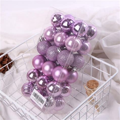 Tinker 36pcs Christmas Ball Ornaments Shatterproof Xmas Tree Balls Decorations Hanging Tree