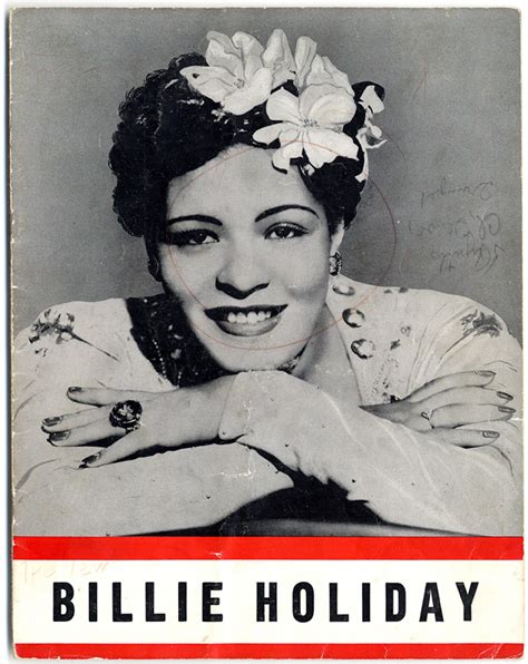 Lot Detail Billie Holiday Concert Program