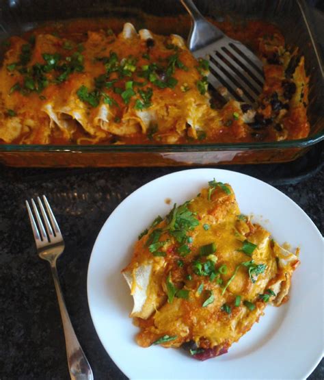 Vegetarian Black Bean Enchiladas