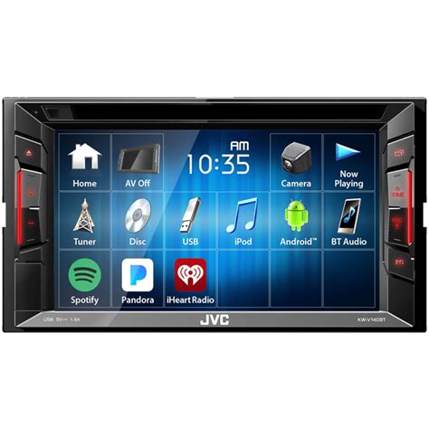 JVC KW V140BT 2 DIN AV Receiver Safe Sound Systems