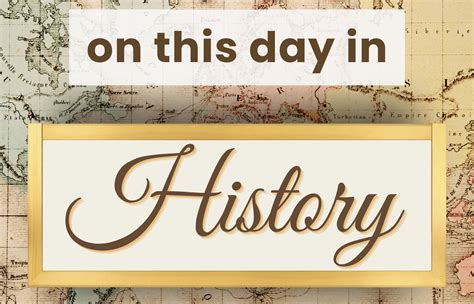 On this day in History - September 2