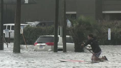 Imágenes De Los Estragos Que Dejó Un Sistema Tropical En Carolina Del