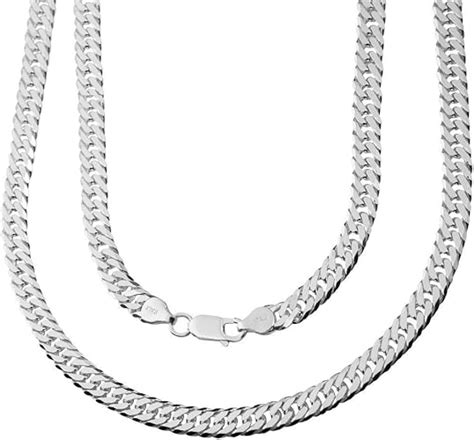 Subalian Jewelry Chaine Argent Homme 925 Collier Homme En Argent 36cm