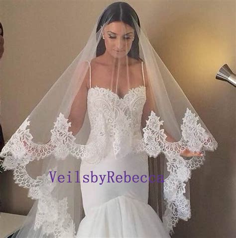 Lace Cathedral Veil Cathedral Lace Veil Cathedral Blusher Veil Cathedral Drop Wedding Veil