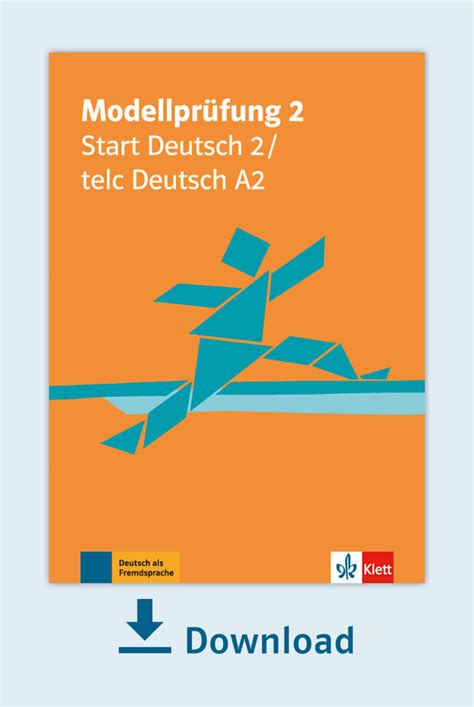 Modellprüfung 2 telc Deutsch A2 Start Deutsch 2 PDF mit Audio