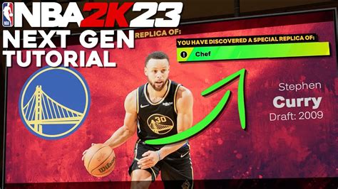 How To Make The Replica Steph Curry Shef Build In Nba 2k23 Next Gen