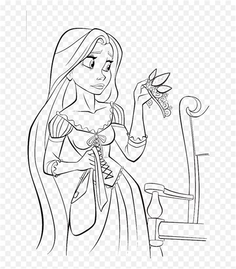 Disney Princess Rapunzel Coloring Pages