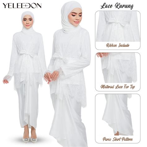 Yeleedon Ready Stock Baju Kurung Moden Mini Kebaya Moden Kurung Modern