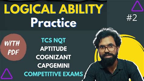 LOGICAL ABILITY PRACTICE QUESTIONS Previous Year TCS NQT 2021 YouTube