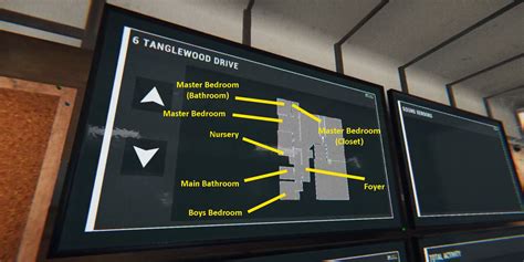 Phasmophobia Tanglewood Drive Map Guide