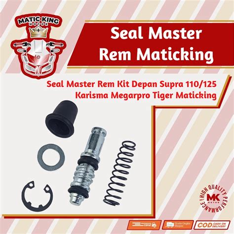 Jual Seal Master Rem Kit Depan Supra X Fit New Karisma Tiger Megapro