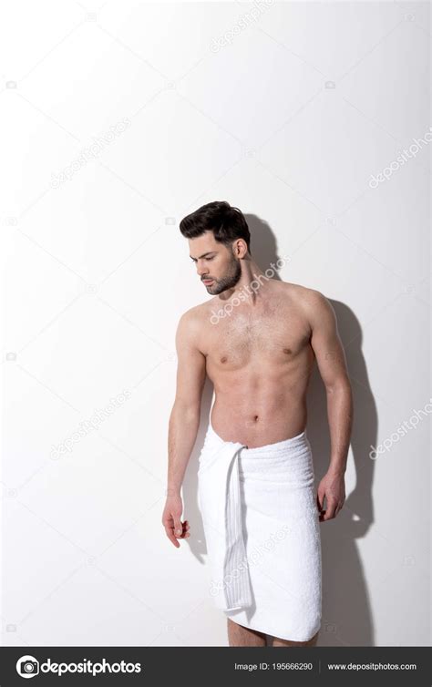 Serious Guy Is Posing Without Clothes Stock Photo By Iakovenko123