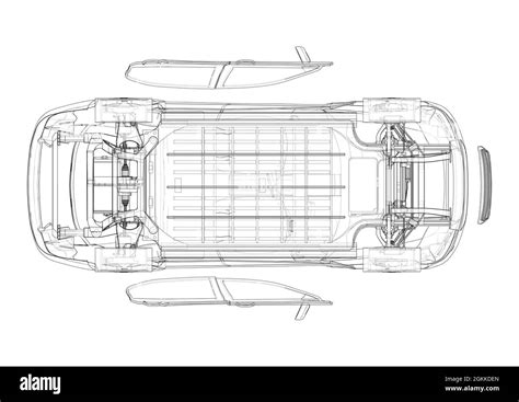 Assembling Electric Car Vector Stock Vector Image Art Alamy