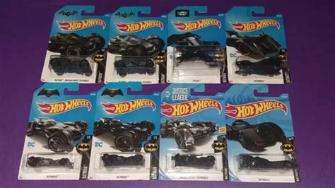 Hot Wheels Batman Batmobile Batimovil Set Colección 8 Piezas Azul