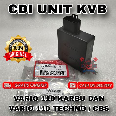 Cdi Unit Honda Kvb Buat Motor Vario Karbu Dan Vario Techno Asli