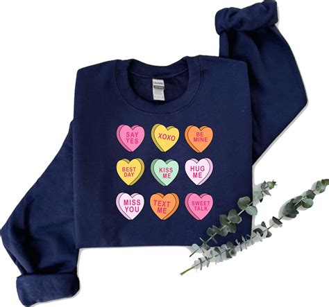 Valentines Day Sweatshirt Heart Shirt Valentines Day