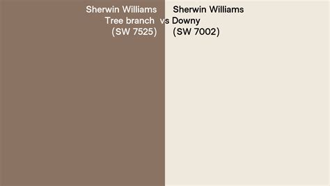 Sherwin Williams Tree Branch Vs Downy Side By Side Comparison