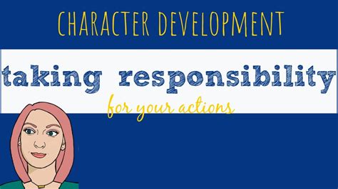 Taking Responsibility For Your Own Actions Worksheets