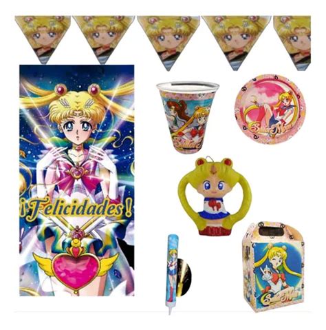 Sailor Moon Cumplea Os Fiesta Art Culos Ni Os Tematica Env O Gratis