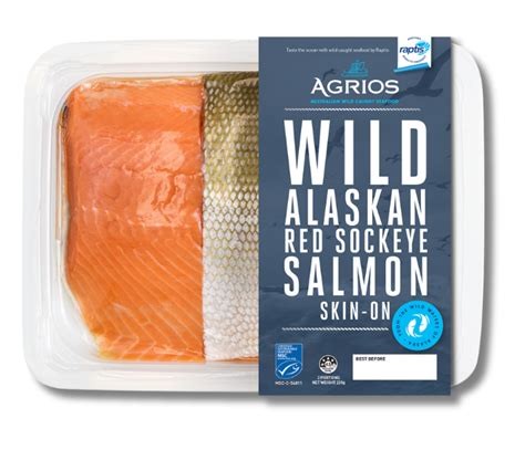 AGRIOS Wild Alaskan Red Sockeye Salmon - CHILLED - Raptis