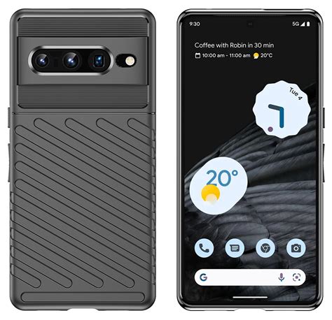 Flexi Thunder Shockproof Case For Google Pixel 7 Pro Black