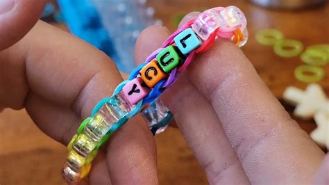 Easy Year Old Bff Rubber Band Bead Bracelet Rainbow Loom Youtube