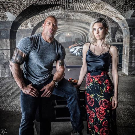 Vanessa Kirby and Dwayne Johnson - "Hobbs and Shaw" Promo Material 2019 ...