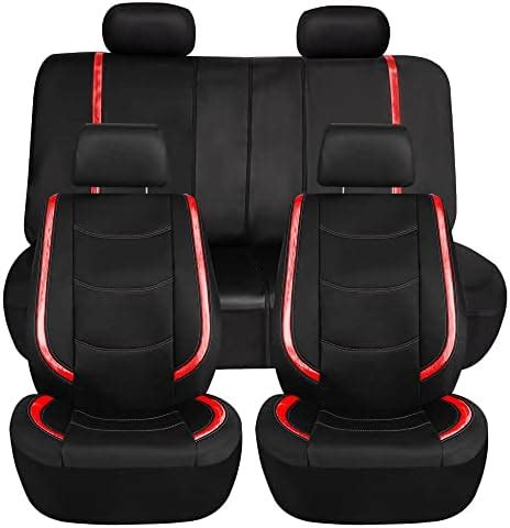 Fh Group Full Set Faux Leather Car Seat Covers Universal Fit Low