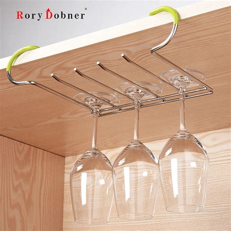 Wine Rack Lnverted Hanging Cup Holder Household Wine Glass Hangers Decorations Para Vino Hanging