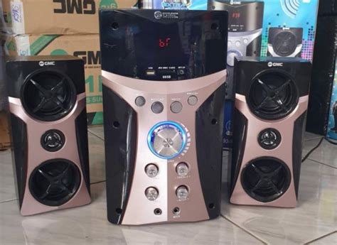 GMC Speaker Active 885B Bluetooth Karaoke Fm Radio Extra Bost