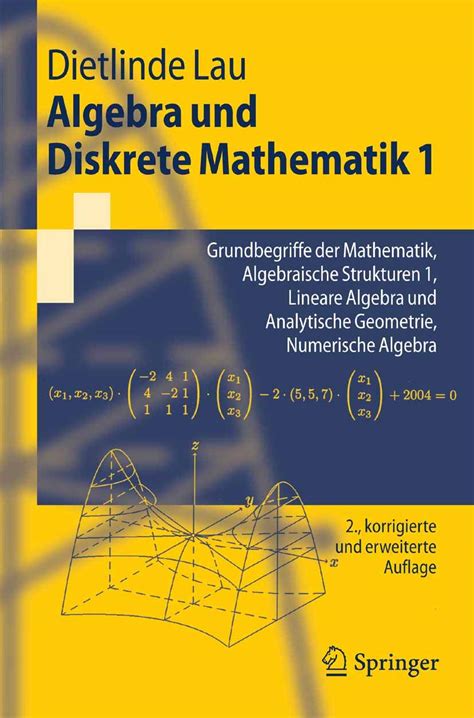 Algebra Und Diskrete Mathematik Grundbegriffe Der Mathematik