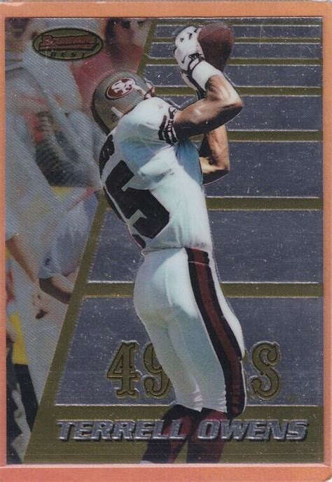 Bowman S Best Football Terrell Owens Rookie Ers Nmmt Mint