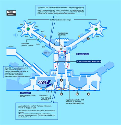 Frankfurt Airport Map