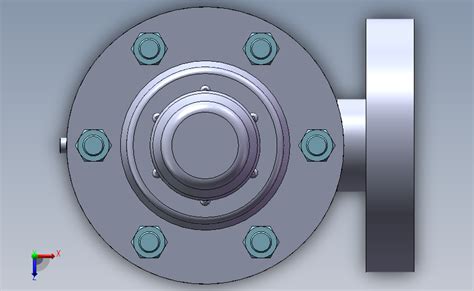 弹簧全启封闭式高压安全阀dn20solidworks 2012模型图纸下载 懒石网